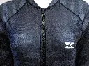 Tiger shark womens rash guard - zipper details.webp