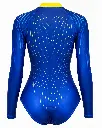 Emperor engelfish (adult) womens rash guard (back).webp
