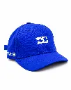 Royal blue DCM cap close-up.webp