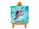 Painting Mini canvas with Bottlenose dolphin.webp