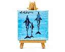 Painting Mini canvas with Bottlenose dolphins.webp