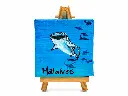 Painting Mini canvas with Whale shark.webp