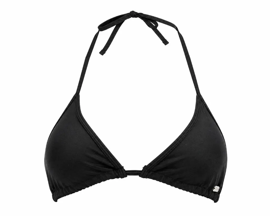Plain black top piece bikini.webp