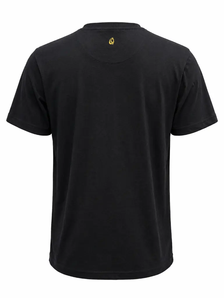 Black tee with line art - Unisex (back).webp