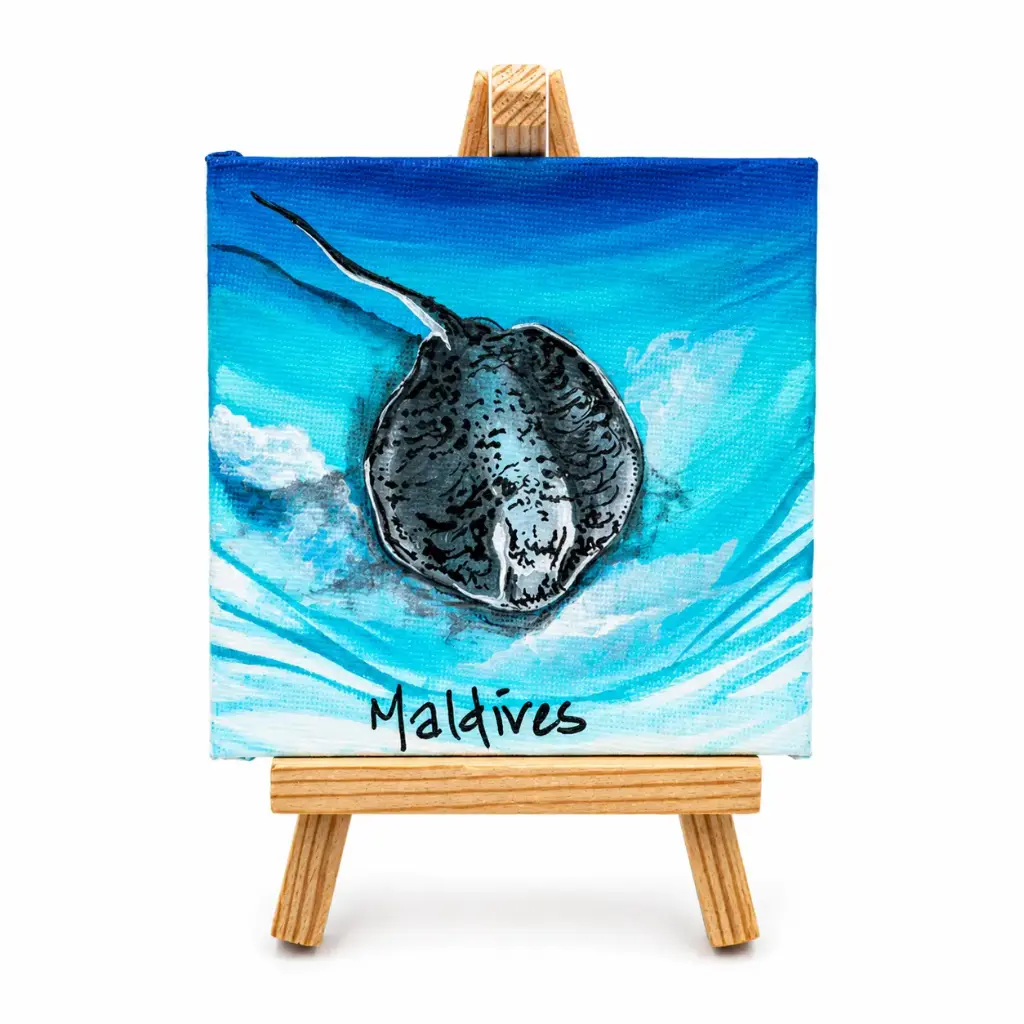 4 Inch Canvas w/ Stand   