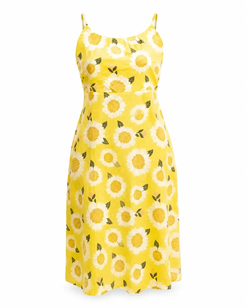 Women dress - LD3770 ( sunflower) 