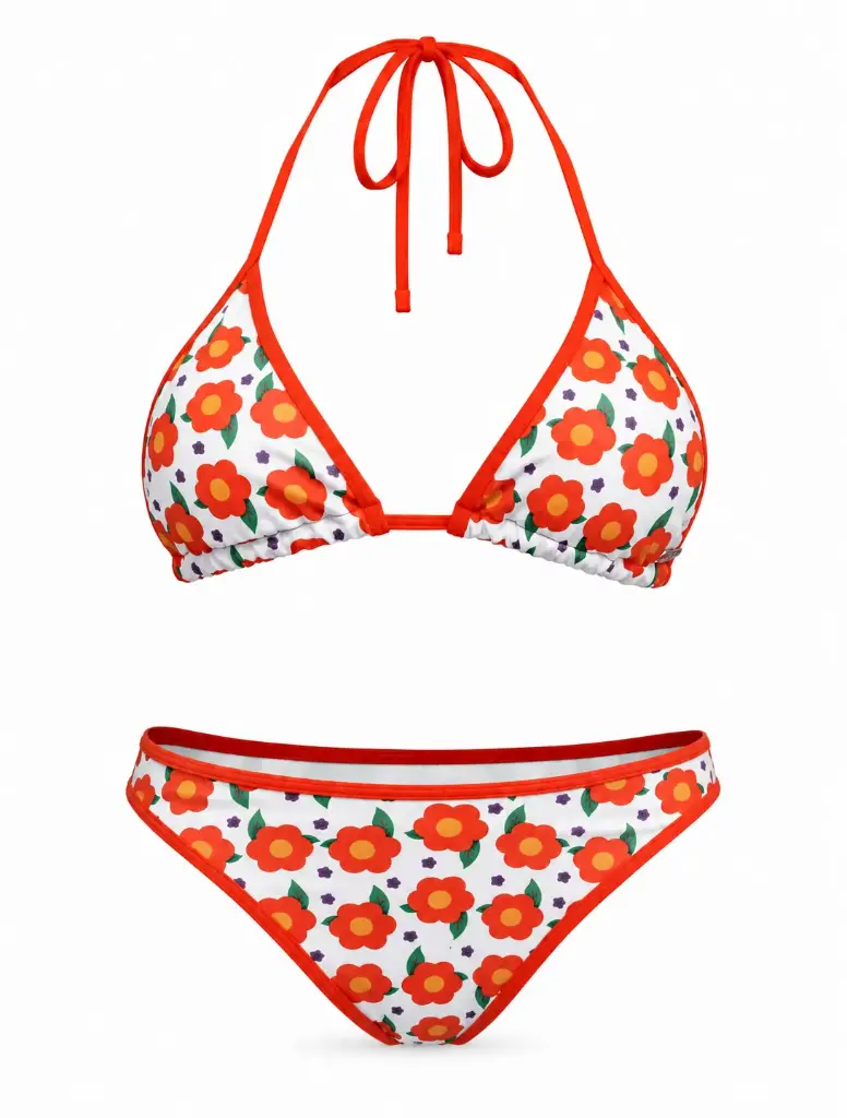 Flowers Two-piece Bikini