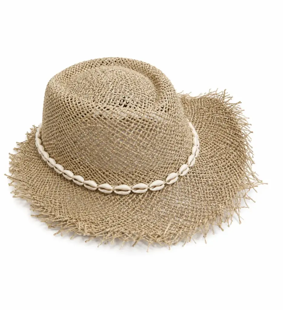 Beach Hat - Net Material with Shell 