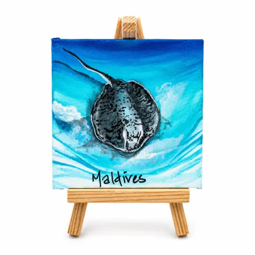 [A1475] 4 Inch Canvas w/ Stand   