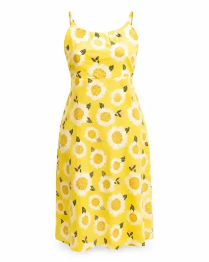 [A2081] Women dress - LD3770 ( sunflower) 