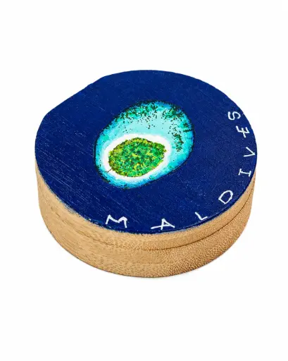 [A2155] Hand Painted Makeup Mirror 