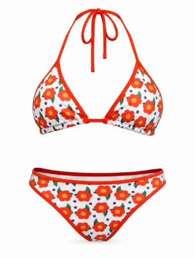Flowers Two-piece Bikini