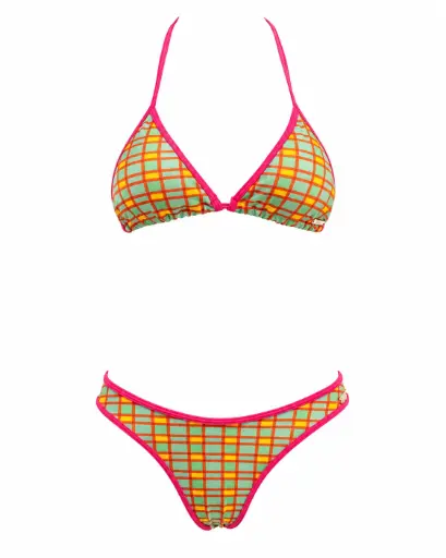 Color Block Two-Piece Bikini